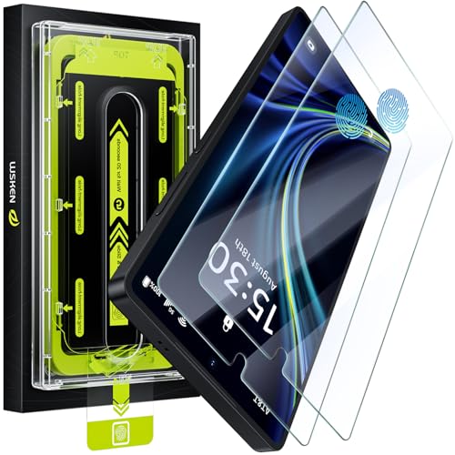 Image of WSKEN for Samsung Galaxy S25 Ultra Screen Protector - [Fingerprint Unlock Support] Case Friendly Auto Dust Removal Shatterproof Bubble Free HD Tempered Glass Film for Galaxy S25 Ultra,2 PCS