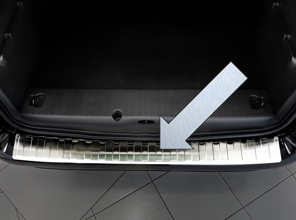 Spangenberg Protección para borde de carga de acero inoxidable para Opel Combo E Life también modelo XL a partir del año de construcción 06.2018-32352891.