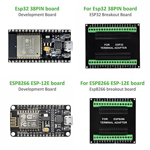 image for 3 Pcs ESP-WROOM-32 Development Board, Aideepen ESP32S ESP-WROOM-32 Boa