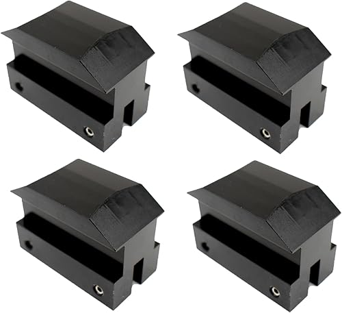 Miniatura 2 de Almohadilla de elevación de gato de aluminio anodizado para Camaro de 6 generación para Chevrolet Jack, excepto convertible, 4 piezas, color rojo