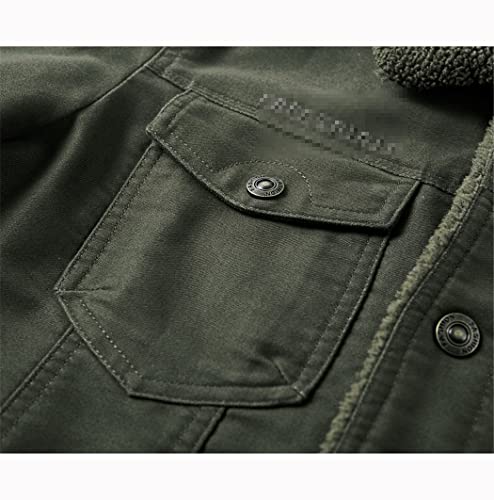 Veste militaire 100% coton kaki de qualité supérieure - 2