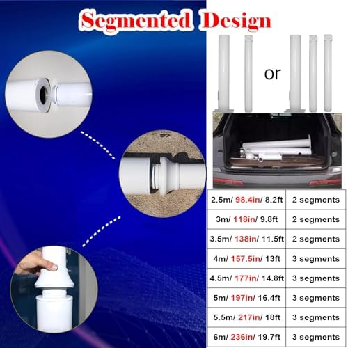 Wall Mount Security Camera Pole Tall Surveillance Brackets Detachable Metal Wide View Monitoring Outdoor Floor Mount,Universal Security Camera Mount - Adjustabl image 4