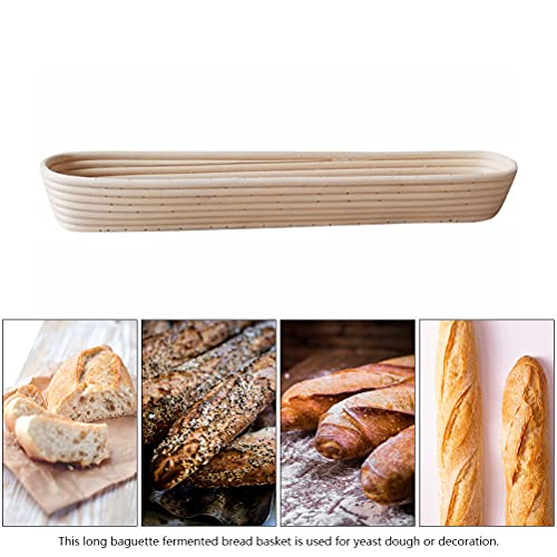DOITOOL Cesta de fermentação de pão de ratã para fermentação