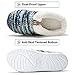Zapatillas de casa Hombre, Forro algodón, Ultraligero cómodo y Antideslizante, Pantuflas de...