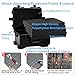 Regetek Waterproof Hard Case, 23x 17x 11.5 Inch, Rolling Equipment Case with Wheels/Foam/Retractable Handle,for cameras Camcorder,Drone, electronic tool, Shockproof, Inner 19.6