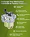 GX160 Carburetor for Honda GX120 GX140 GX160 GX168 GX200 5HP 5.5HP 6.5HP Engine, Replaces 16100-ZH8-W61 16100-ZE1-814 16100-ZE1-825, with Air Filter Turn Up Kits