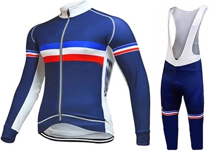 Abbigliamento Ciclismo Uomo Set, Completo Abbigliamento Ciclismo Manica  Lunga,Ciclismo Abbigliamento Ciclimo Professionale E Traspirantecon Cuscino  Per Biciclista ( Color : White , Size : E(XL) ) : Amazon.it: Abbigliamento
