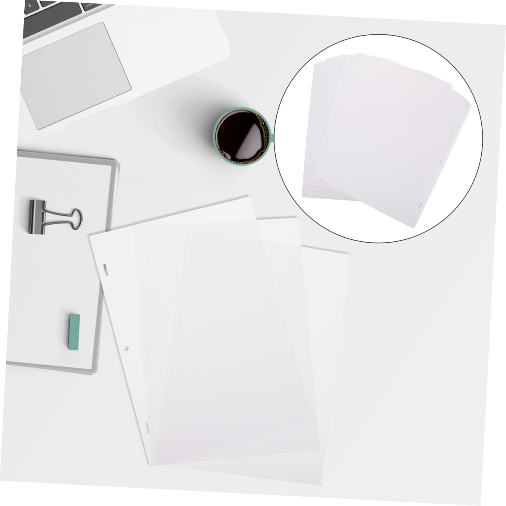 LIFKOME 200 Stück Animationspapier Weiß Malpapier mit Feiner und Glatter Oberfläche aus Papier für Schule und Basteln Vielseitig Einsetzbar