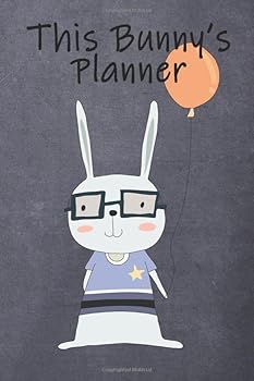 This Bunny's Planner : Bunny Rabbit Daily Weekly Notebook Journal. Cute Animal Lover Planner, Logbook. Little Pictures to Color, a to Do List, Gratitude, Appointment and Mood Tracker, Notes Section, B