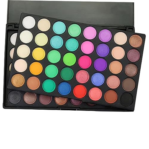FOMIYES 80 Shadow Palette Matte Pearly Perfect for All Skin Tones Glitter Eye Shadow Look