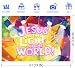 VBS 2026 Decorations Backdrop Banner 5X3Ft Jesus is The Light of The World Christian Backdrop Religious Bible Verse Background Photo Booth Props for Church Sunday School Birthday Party Baptism Decor