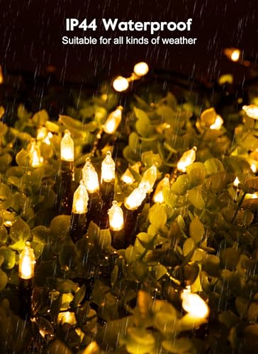 LED Christmas String Lights - 39 Feet 100 Mini LEDs with Remote Control for Indoor/Outdoor Holiday Decor