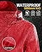 33,000ft Women's Rain Jacket Waterproof Lightweight Packable Raincoat with Hood for Golf Hiking Travel Windbreaker