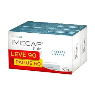 Imecap hair kit 90 cápsulas - vitaminas para cabelos e unhas com