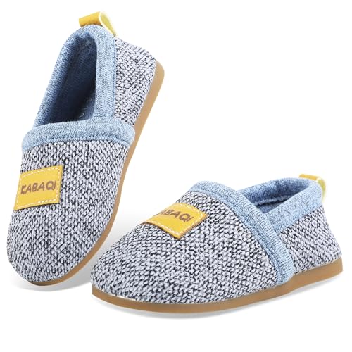 Baby toddler shoes for boys and girls - non-slip and wear-resistant, lightweight and easy to put on and take off, suitable for indoor and outdoor hiking(blue, baby, men, 6, digital, US shoe system, M (Medium))