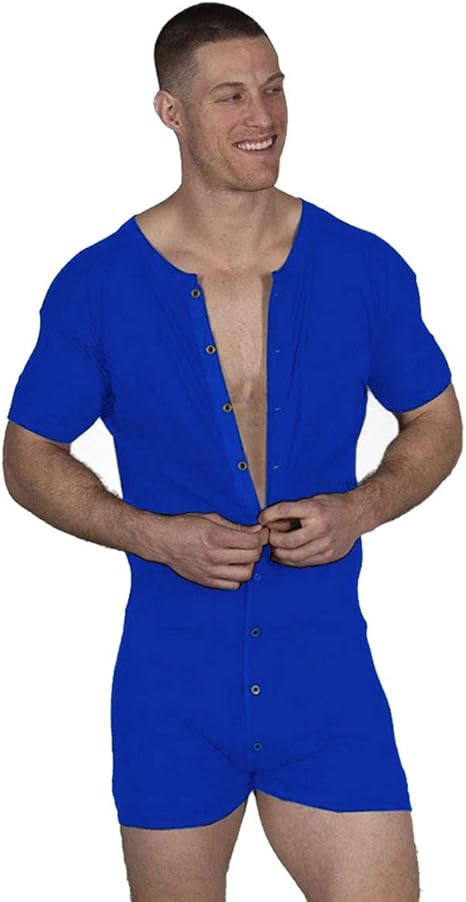 Mens onesie pajamas shorts Clearance