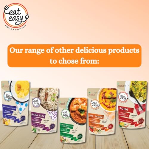 Image of Eat Easy Ready To Eat Jain Pav Bhaji- 65g, Just Add Hot Water & Cook