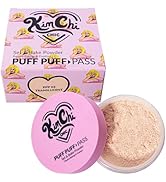 Kimchi Chic Beauty Puff Puff Pass Set and Bake Powder, Loose Face Powder with Extra Fluffy Settin...