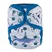 Sigzagor Newborn Baby Diaper Nappy Cover 8lbs-10lbs (Grey Deer)