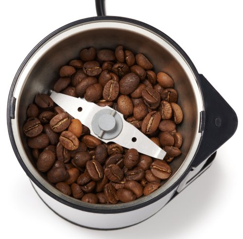 KRUPS GX4100 Electric Spice Herbs and Coffee Grinder with Stainless Steel Blades and Housing, 3-Ounce, Gray - Thumbnail 4