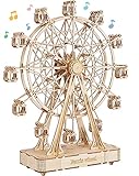 【ZAHNRADGETRIEBENE SPIELDOSE】Wind-up durch Drehen der unteren Feder, loslassen und es dreht, wird die Spieluhr spielen die sanfte Melodie von 