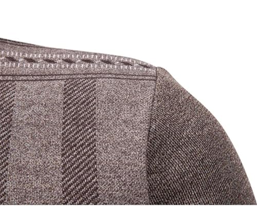 Men Thick Knit Cardigan Sweater Button-Up Vintage Style Casual Streetwear Warm Outerwear4