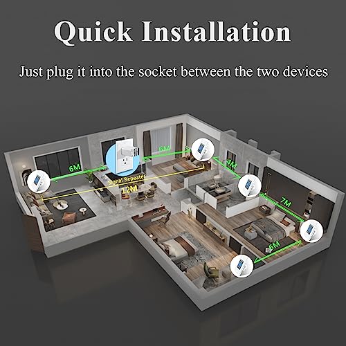 Image of LANBON L8-HRP Mesh WiFi Extender Only for 'Smart Living' L8 Series Smart Switch, 2.4Ghz WiFi Repeater 10m Signal Booster No Lag & No Drop, Internet Booster WiFi Repeater