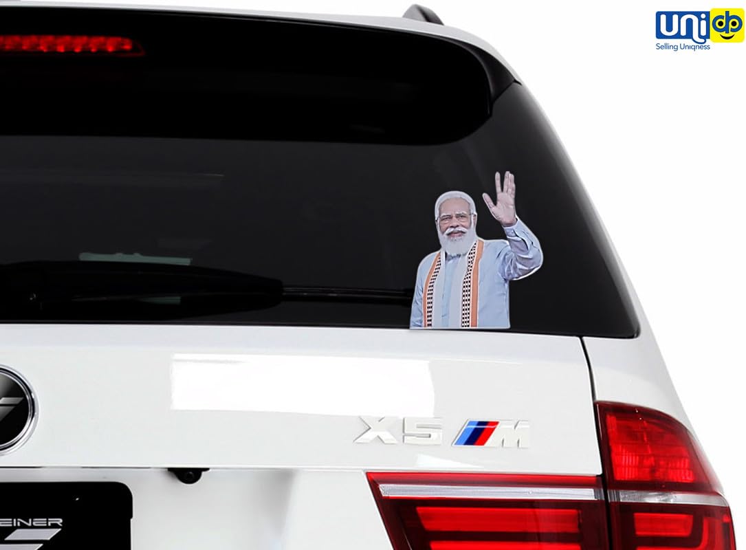 UNIq Modi NAMO Stickers Set ? 12 Waterproof Vinyl Stickers for Laptop, Mobile, Water Bottles, Scrapbooks, Car & Political Supporters-Self-Adhesive 2