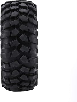 VGEBY Rubber Tires 4 Piece Set 1:10 Tyre Rubber Tires for Rock Crawler Off Road RC Remote Control Car Part#277 VGEBYG2QU79APE4