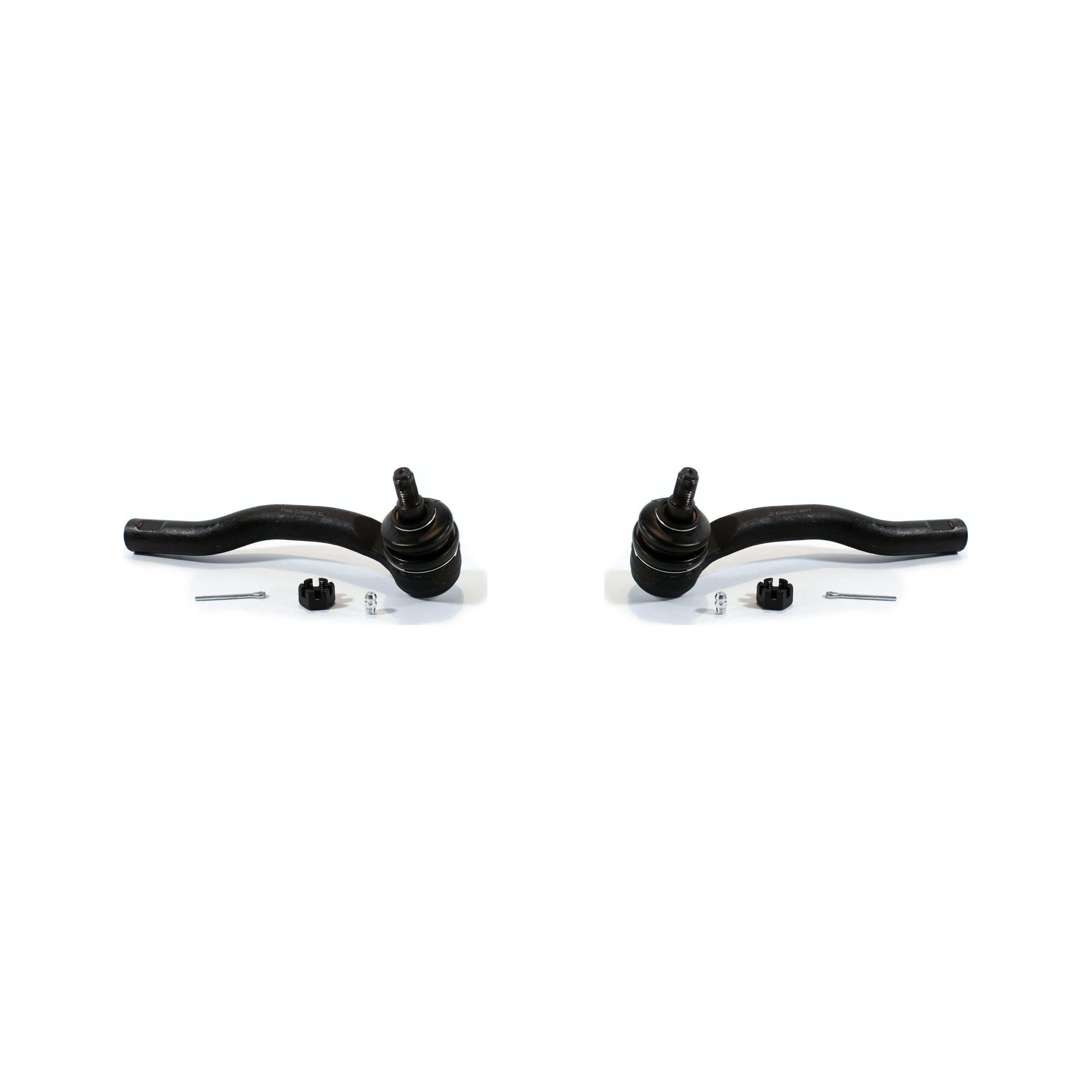 TRQ Inner Tie Rod End Front LH RH Pair for 2005-2022 Toyota Tacoma Pickup Truck
