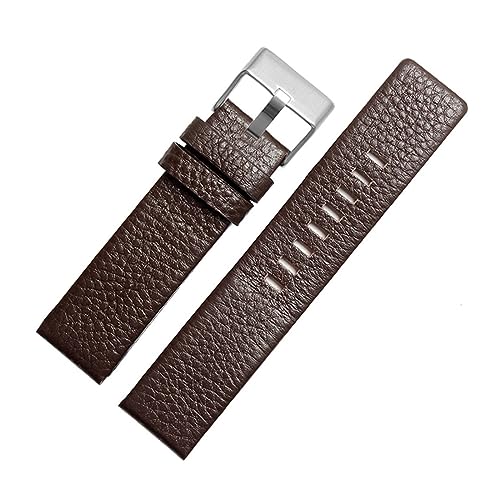 Bracelet montre cuir authentique 26mm 28mm large pour homme