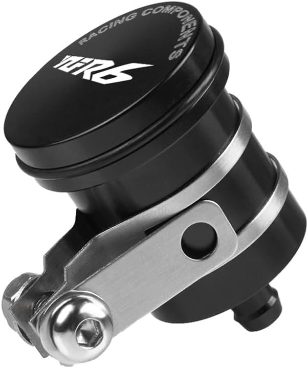 Universal Motorcycle Rear Brake Fluid Reservoir Clutch Tank Oil Fluid Cup Cover for Y&amaha YZFR6 YZF R6 2017 2018 2019 2020 2021