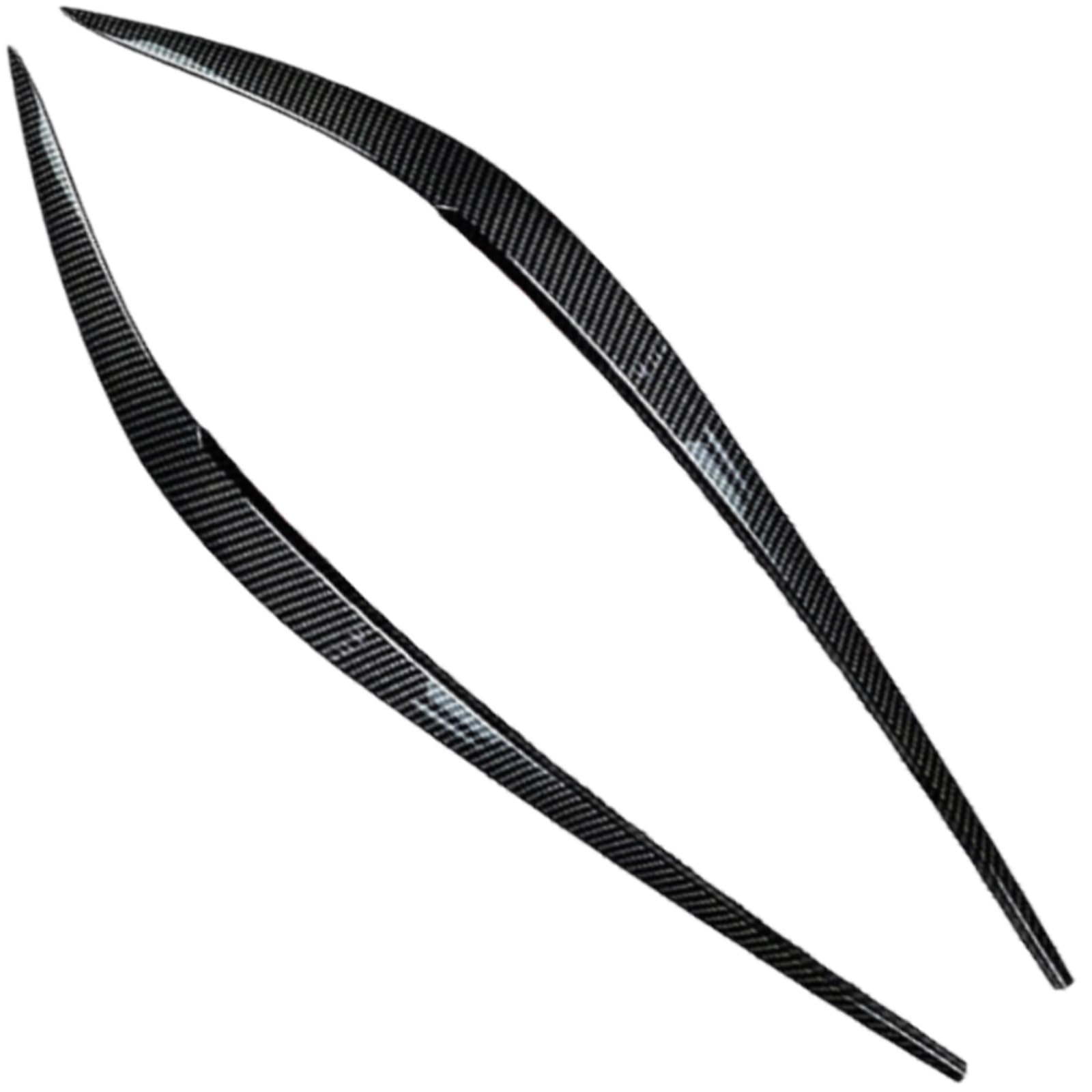 Headlight Eyebrow Eyelids Trim Cover for BMW 3 Series G20 G28 320i 330i Sedan 2019-2022 2023 2Pc Car Headlight Head Lamp Eyebrow Headlight Cover Trim Sticker Car Headlight Eyebrow(Carbon Fiber Look)