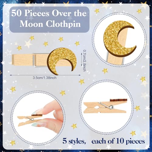 Image of Patelai 321 Pcs Twinkle Twinkle Little Star Baby Shower Decorations Games 5 Set Navy Blue over The Moon Little Star Baby Shower Decorations Don't Say Games for Gender Reveal Birthday Party Supplies
