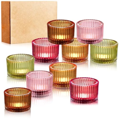 Lista de Portavelas de velas pequeñas , listamos los 10 mejores. 42 Voyzdx Juego de 10 Mini Portavelas, Cristal Colorido para Velas, para Velas para Bodas,Centro de Mesa,decoración del hogar y decoración de día Festivo,con Relleno de Cera...