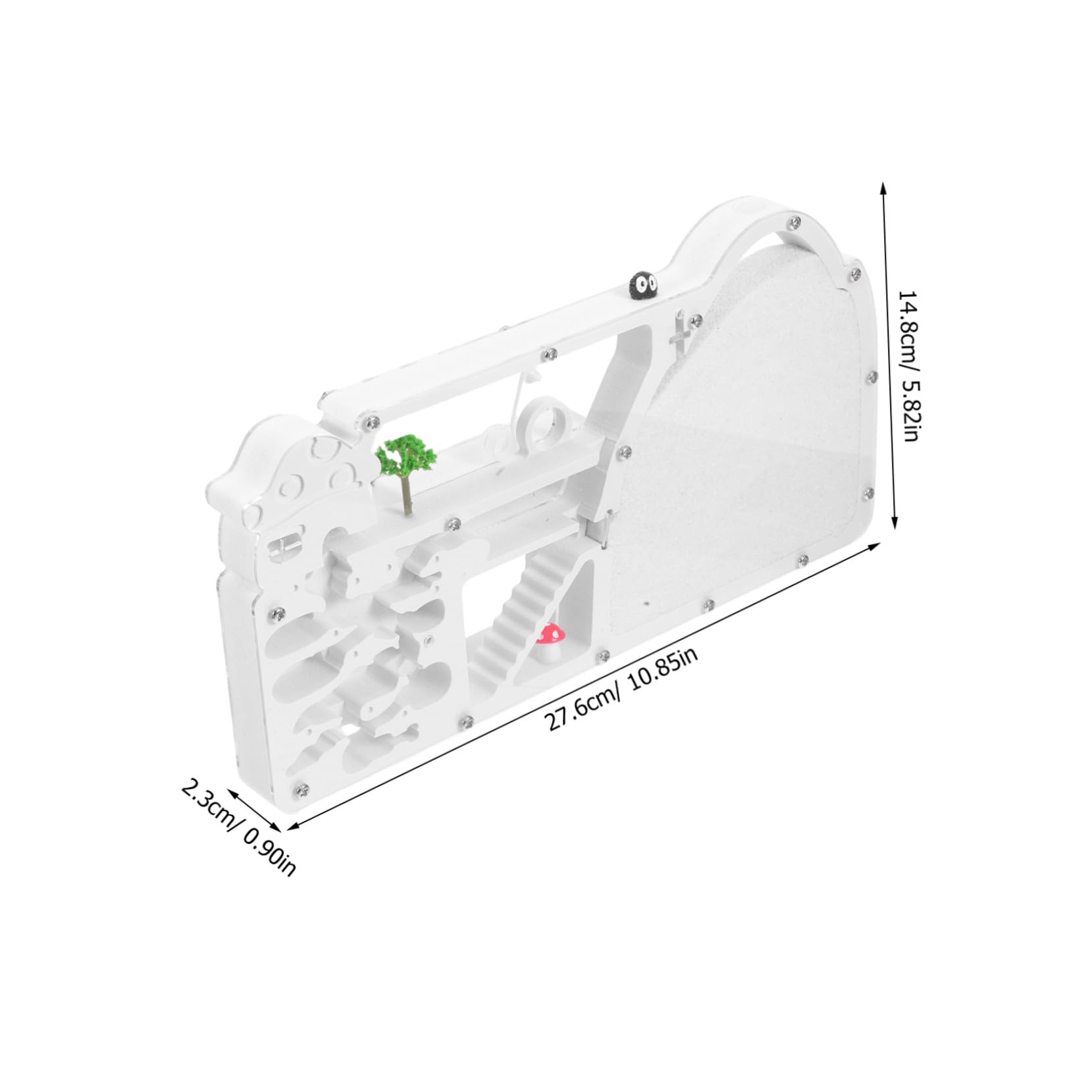 ERINGOGO Kit Educativo de Hormigueros Ecológicos con Hábitat Transparente Experiencia Interactiva para Diseño Compacto y Portátil para Experimentos Científicos y Aprendizaje Colaborativo