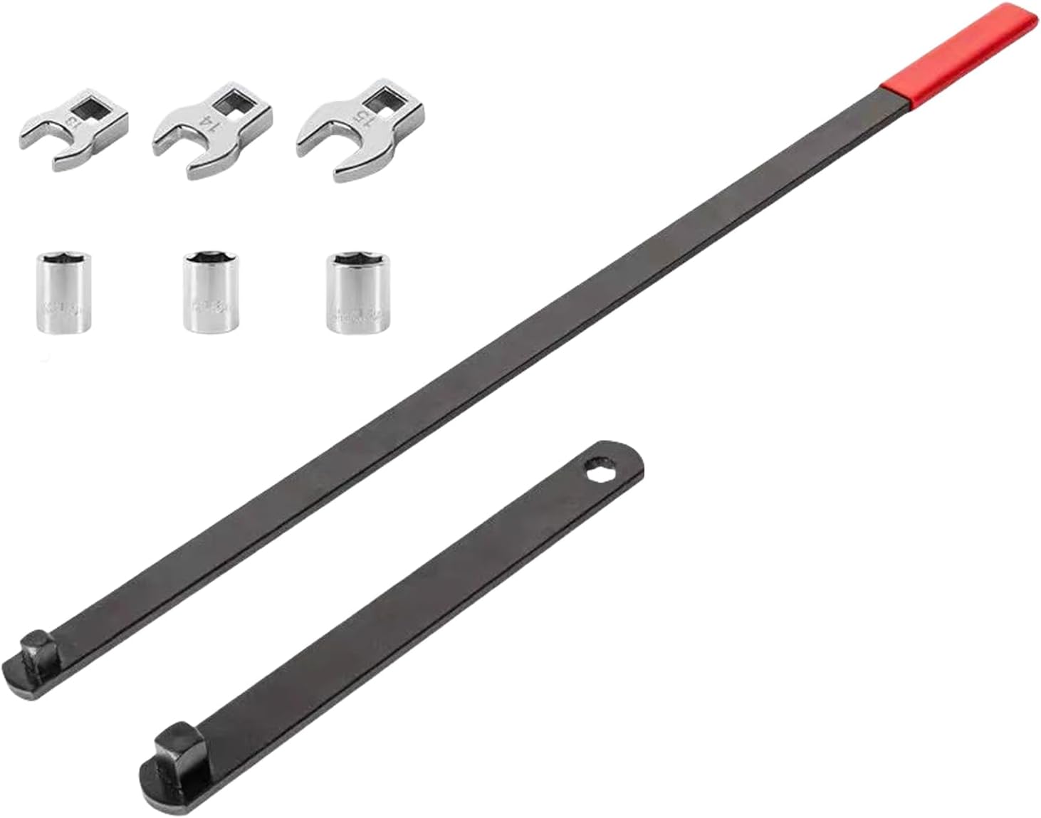 Steel Idler Pulley Tool Comprehensive Idler Pulley Wrench for Extending Belt Life & Improving Car Efficiency Belt Tensioner Tool