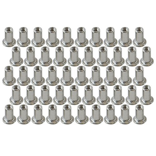 Écrou alu rivetage M3 de type rivnut insert fileté aveugle en lot de 50 pièces - 2
