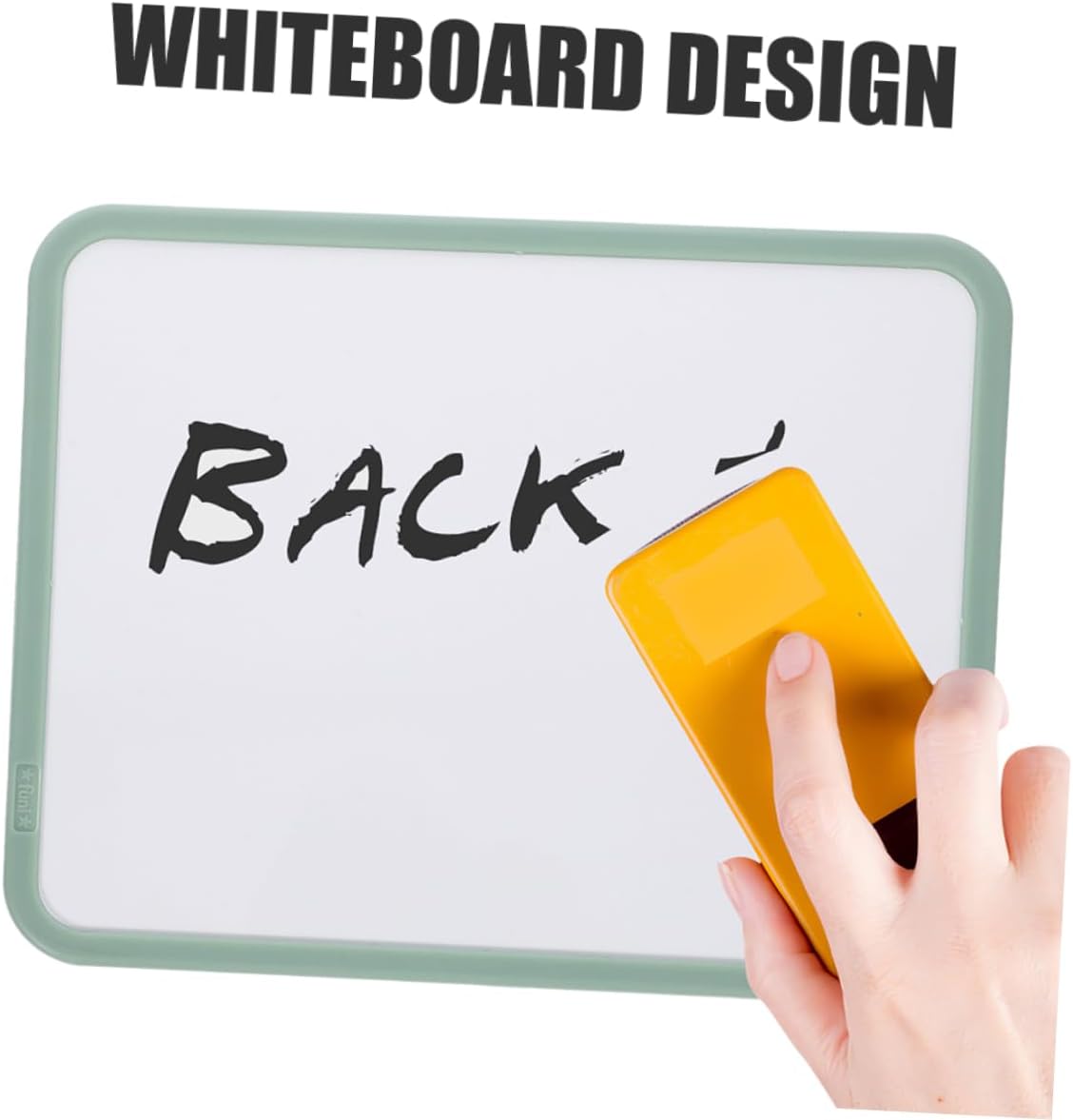 Angoily 2Pcs Double Sided Dry Erase Whiteboard Portable Writing Board with Hanging Rope