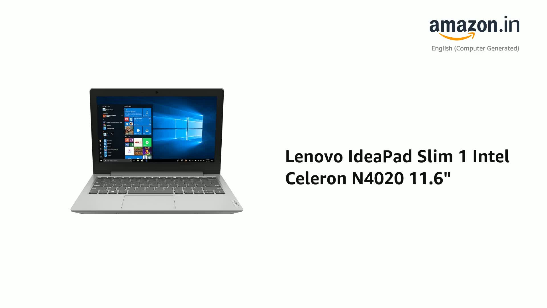 Lenovo IdeaPad Slim 1 Intel Celeron N4020 11.6
