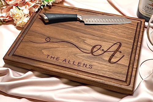 Tabla de cortar rectangular de madera personalizada miniatura 4