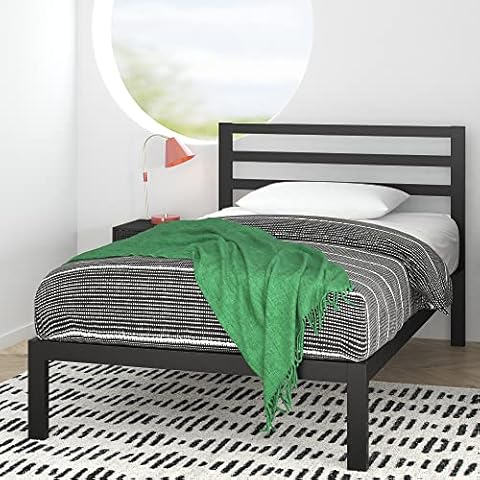 Zinus Mia Modern 36cm Estructura de Cama de Metal con Cabecero Cover