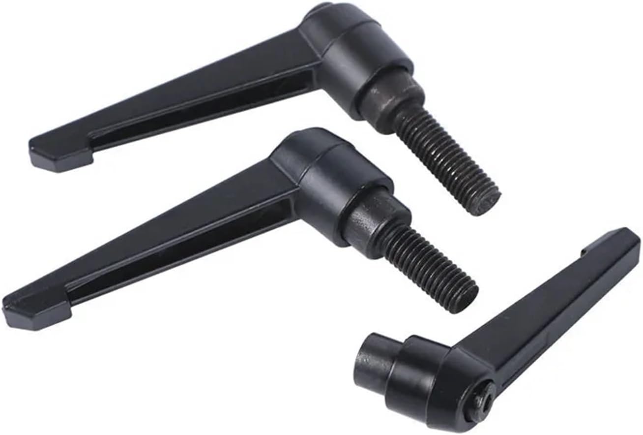 1PC M4 M5 M6 M8 M10 M12 M16 Clamping Lever Machinery Adjustable Handle Locking External Male Thread Knob(Nut M12)