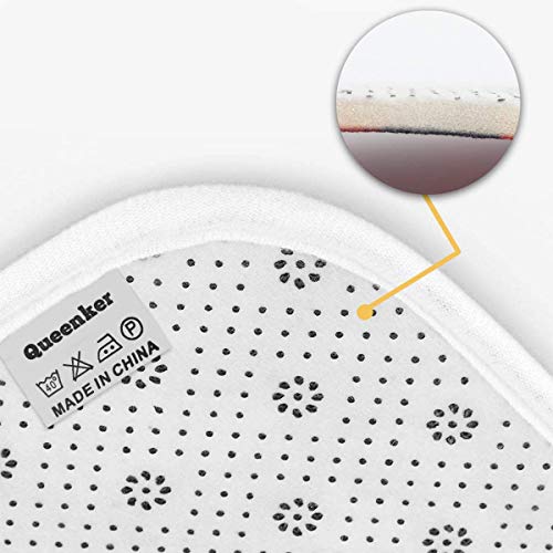 3-teiliges Badematten-Set, WC-Deckelbezug, niedliches Mädchen, Ballerina-Tänzerin, Gymnastikmuster, Konturteppich, WC… – Bild 8