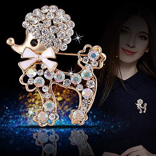 Jewelrypal Love Dog Animal Brooch Pin For Party Ladies Women Dresses #TOP3
