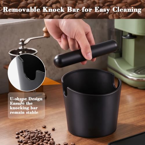 HOMEE Coffee Knock Box 4.8 Inch Bar...