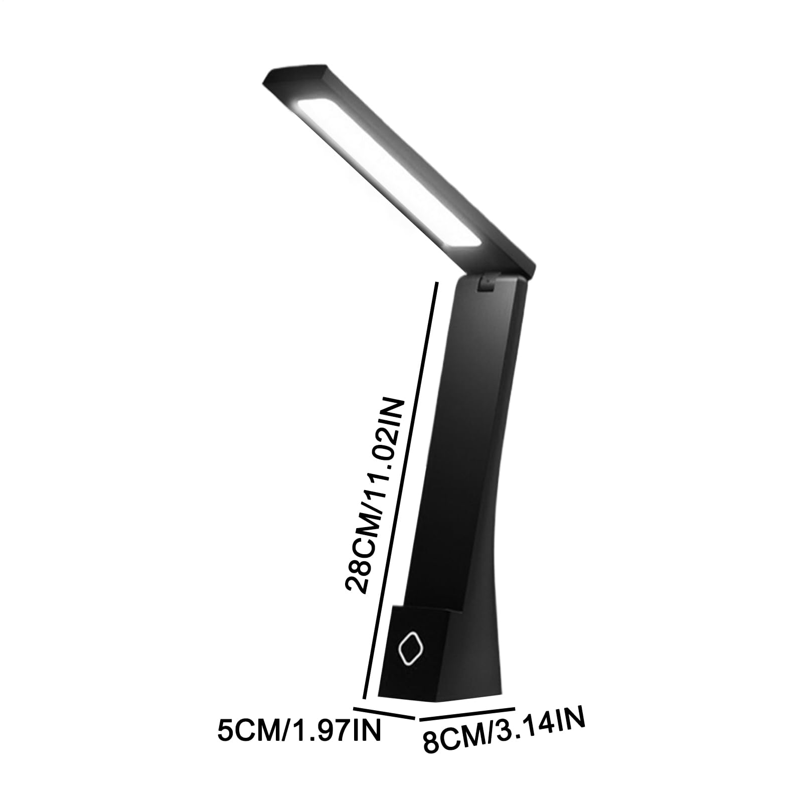 Lampka biurkowa, lampa do nauki | Mała, bezprzewodowa lampka do naładowania - nowoczesny design, 3 poziomy sterowania światłem dotykowym z portem USB do ładowania dla pokoju do czytania
