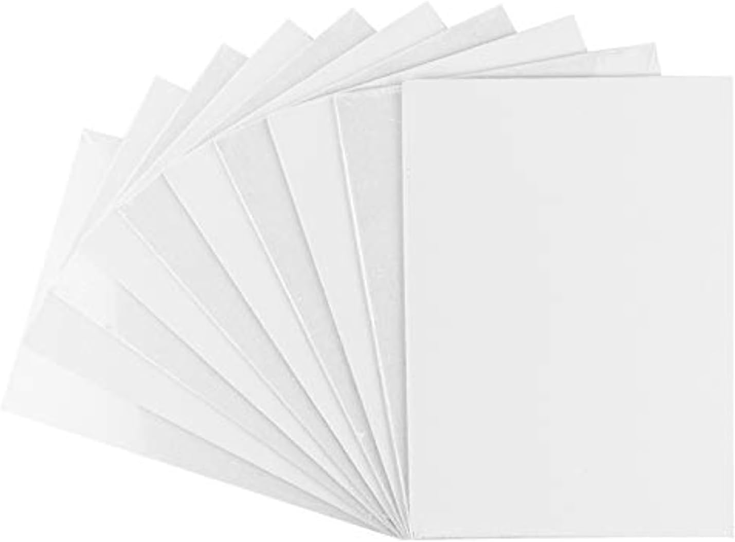 Set 4 Cartoncini Da Pittura Ovali 24x30cm - Tela 320g/m² Per Acrilico E Olio - Foto 7