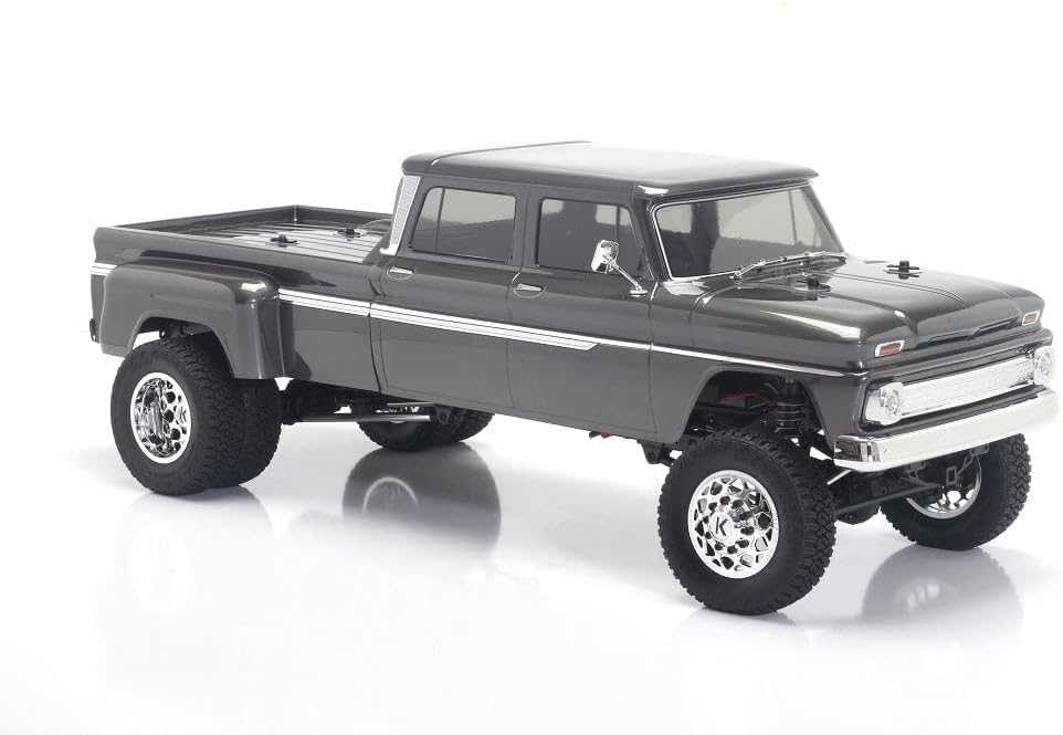 Helidirect CEN Racing Sicario 1/10 RTR 4WD Custom Dually RC Truck DL-Series - Remote Control Car for Adults, Waterproof and All Terrain Capabilities - 1/10 Scale RTR (Grey Titanium)