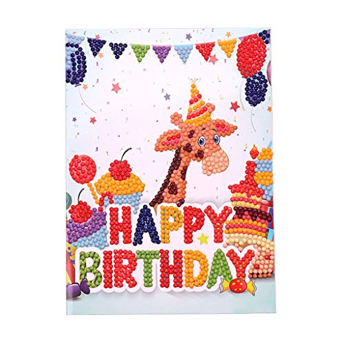 Keahup 5D DIY Diamant Peinture, Kofun 5D Bricolage Peinture Peinture par Numéros Diamants Broderie Peinture Point De Croix Kit Bricolage Décor À La Maison Carte d'anniversaire Cover